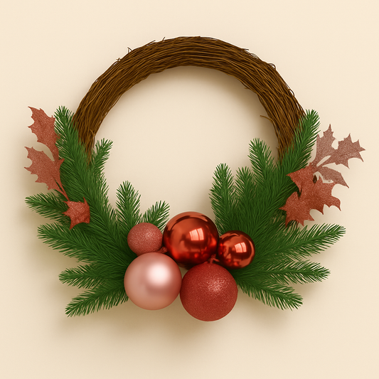 Beautiful Pink & Red Wreath